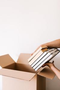 Putting books in a box